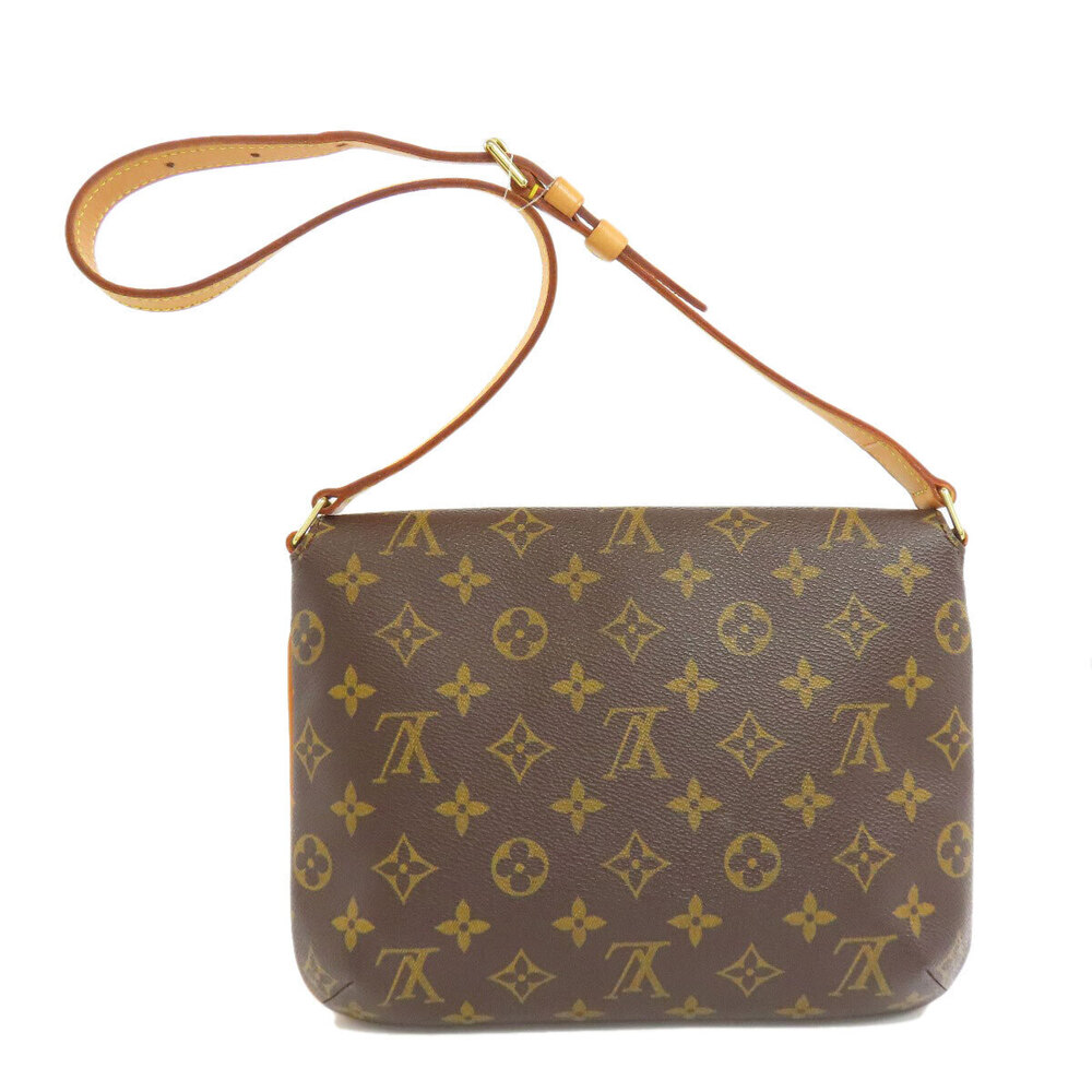 Louis Vuitton Monogram Tango Bag Canvas Short Musette Shoulder Brown